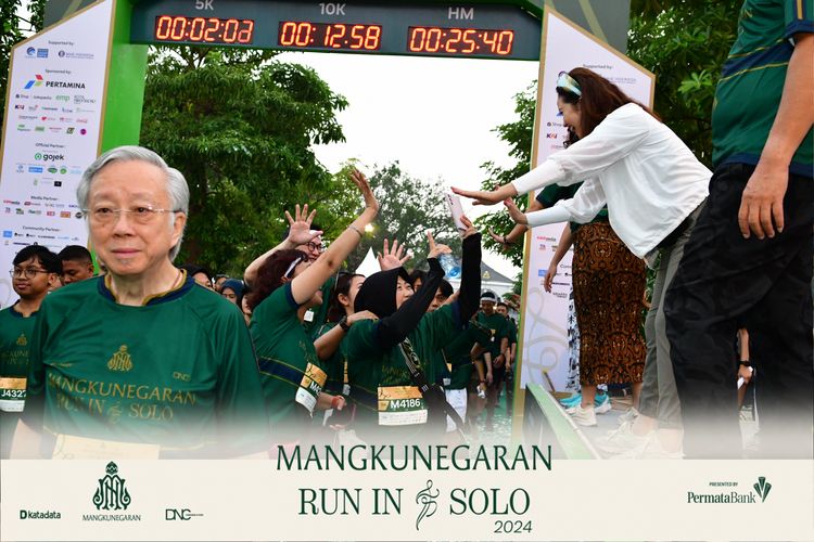 Race photo from Mangkunegaran Run 2024