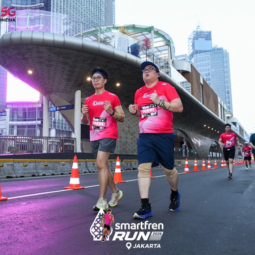Race photo from SMARTFREN RUN 2026