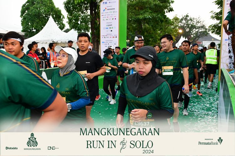 Race photo from Mangkunegaran Run 2024