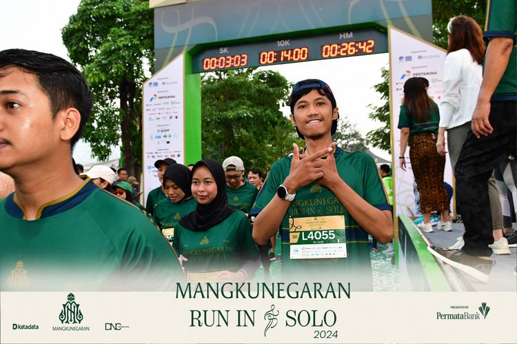 Race photo from Mangkunegaran Run 2024