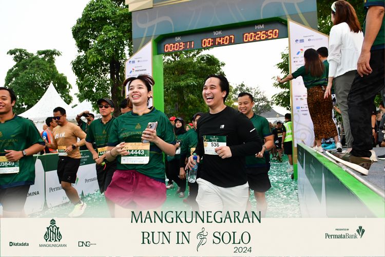 Race photo from Mangkunegaran Run 2024