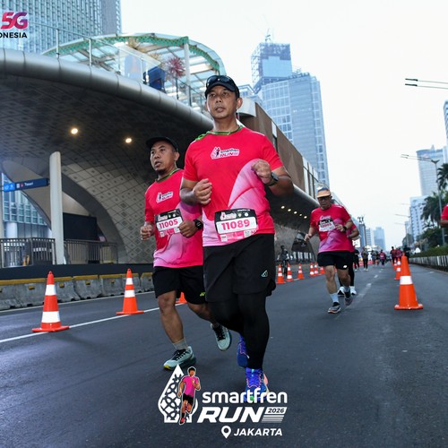 Race photo from SMARTFREN RUN 2026