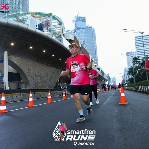 Race photo from SMARTFREN RUN 2026