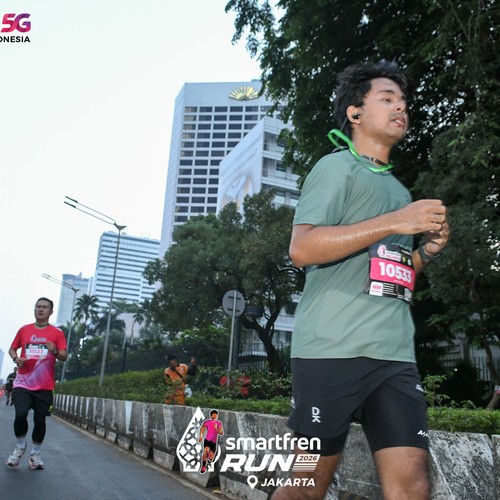 Race photo from SMARTFREN RUN 2026