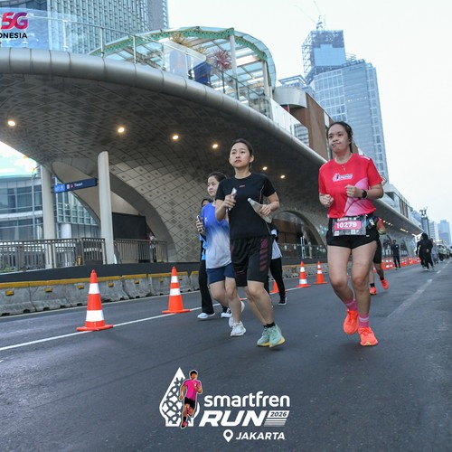 Race photo from SMARTFREN RUN 2026