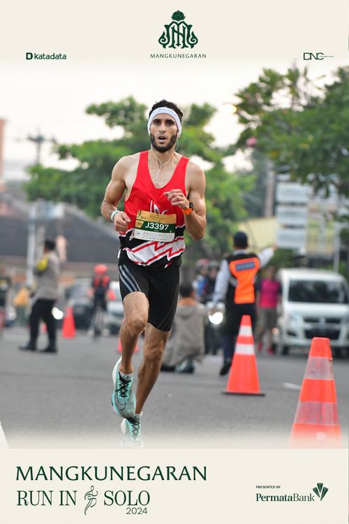 Race photo from Mangkunegaran Run 2024