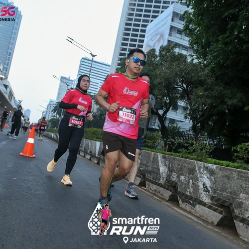 Race photo from SMARTFREN RUN 2026