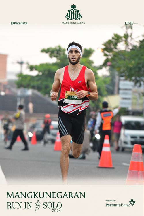 Race photo from Mangkunegaran Run 2024