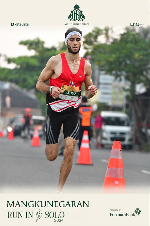 Race photo from Mangkunegaran Run 2024