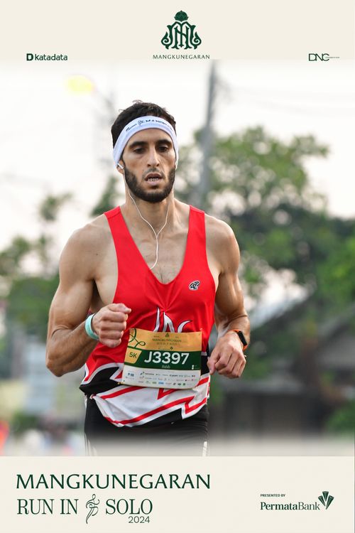 Race photo from Mangkunegaran Run 2024