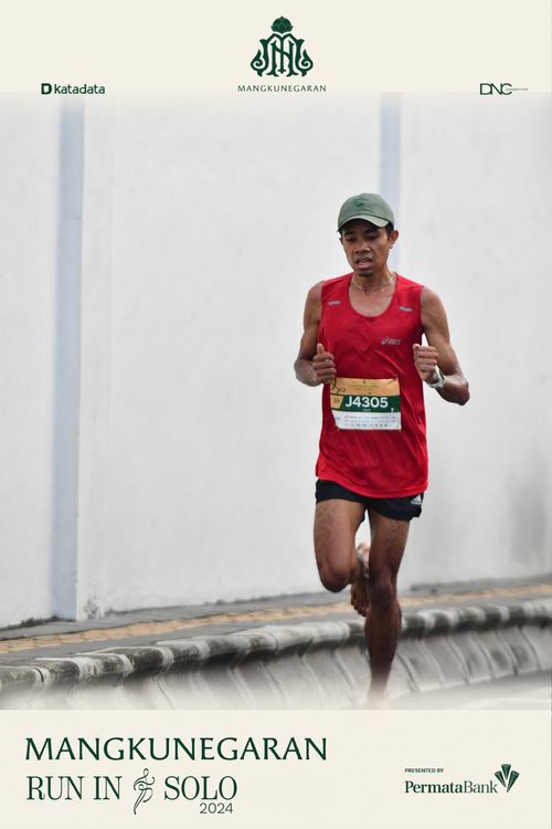 Race photo from Mangkunegaran Run 2024
