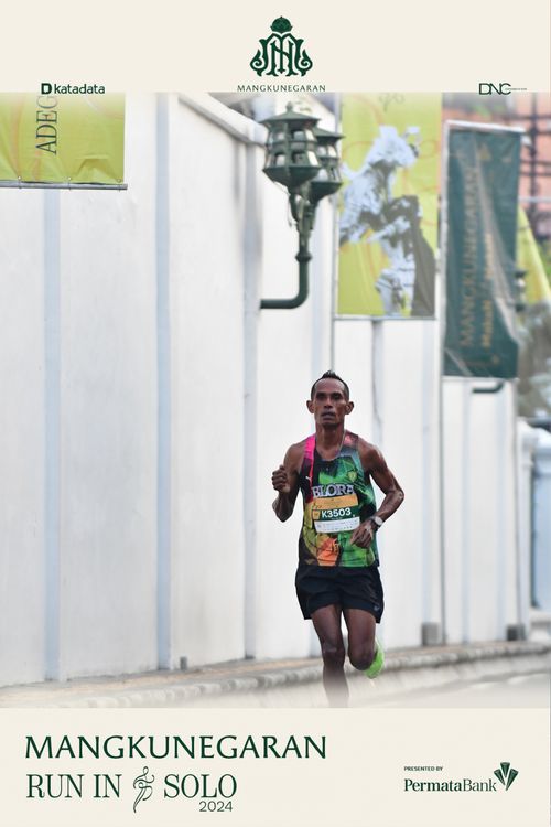 Race photo from Mangkunegaran Run 2024