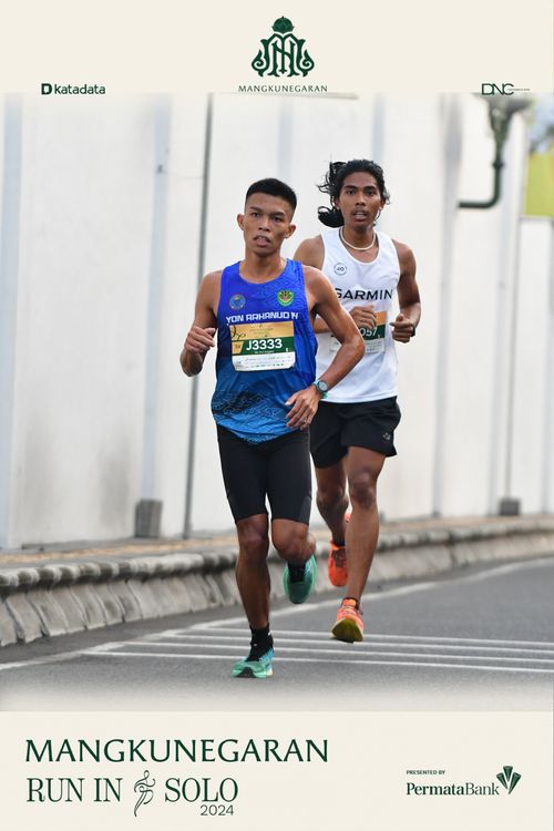 Race photo from Mangkunegaran Run 2024
