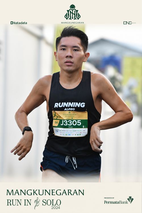 Race photo from Mangkunegaran Run 2024