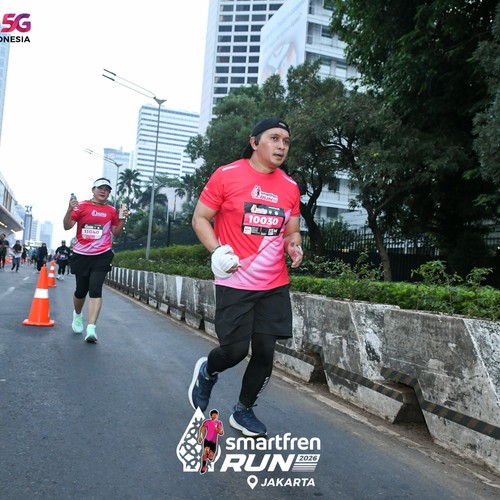 Race photo from SMARTFREN RUN 2026