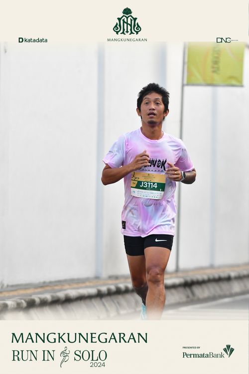 Race photo from Mangkunegaran Run 2024