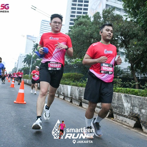 Race photo from SMARTFREN RUN 2026