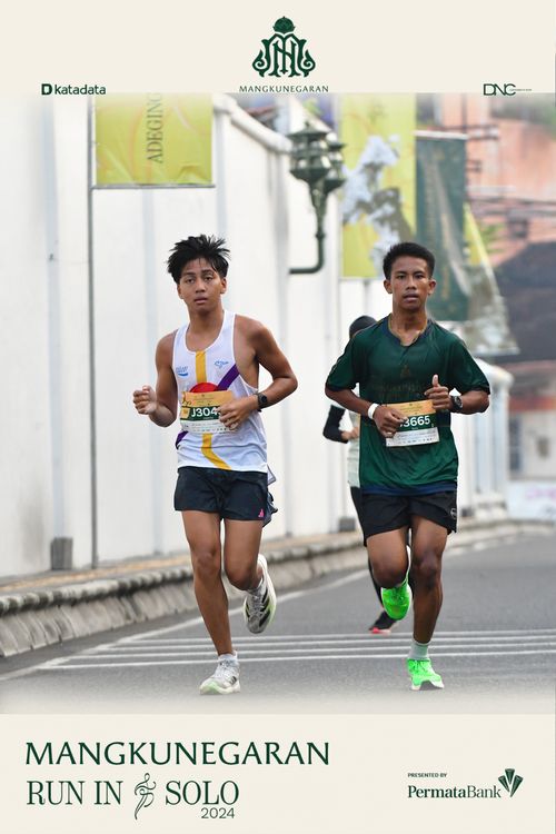 Race photo from Mangkunegaran Run 2024