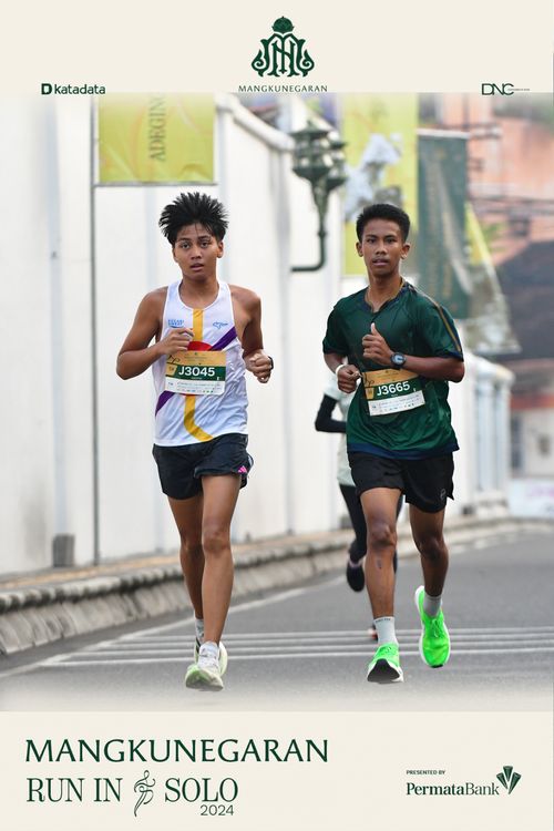 Race photo from Mangkunegaran Run 2024