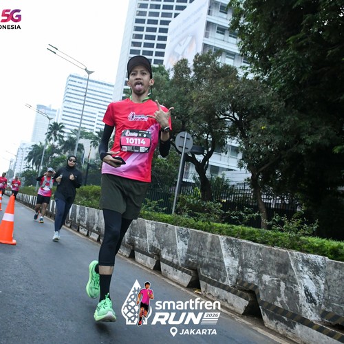 Race photo from SMARTFREN RUN 2026