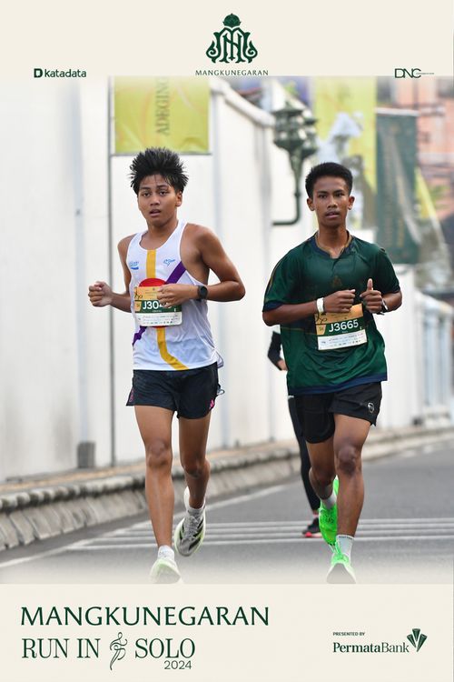 Race photo from Mangkunegaran Run 2024