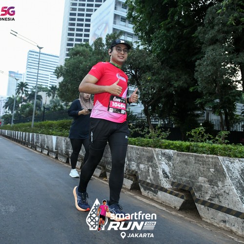 Race photo from SMARTFREN RUN 2026