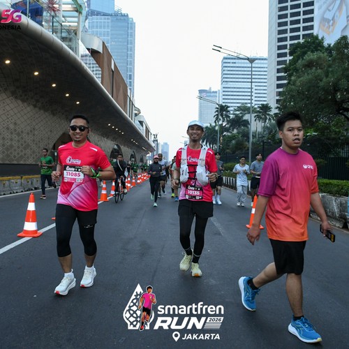 Race photo from SMARTFREN RUN 2026
