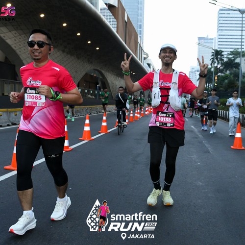 Race photo from SMARTFREN RUN 2026
