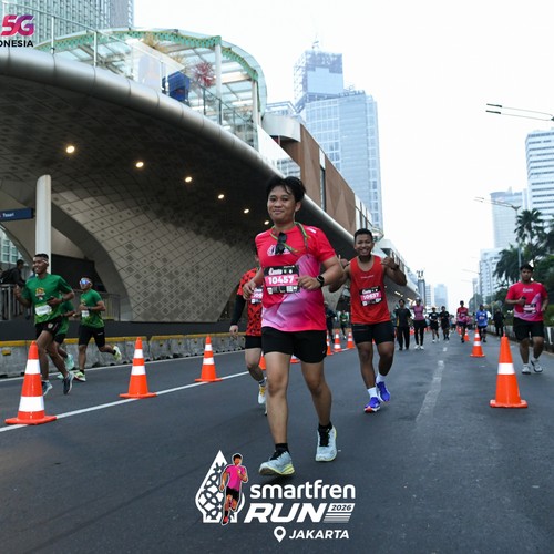 Race photo from SMARTFREN RUN 2026