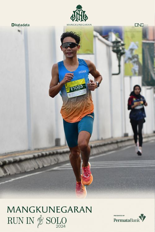 Race photo from Mangkunegaran Run 2024