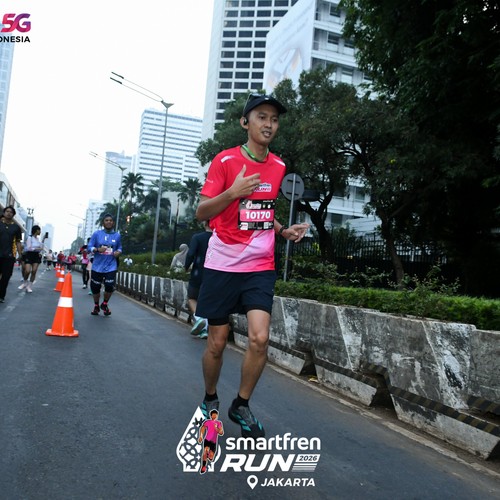 Race photo from SMARTFREN RUN 2026