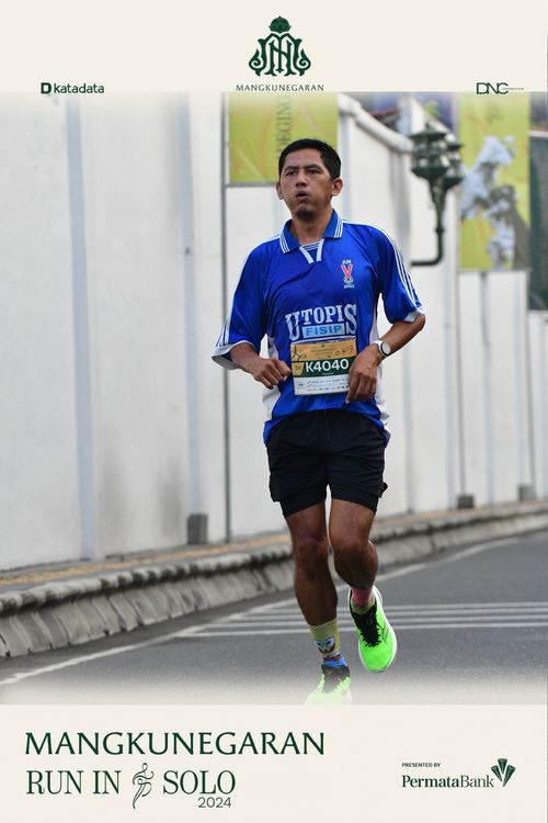 Race photo from Mangkunegaran Run 2024