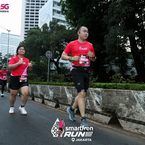 Race photo from SMARTFREN RUN 2026