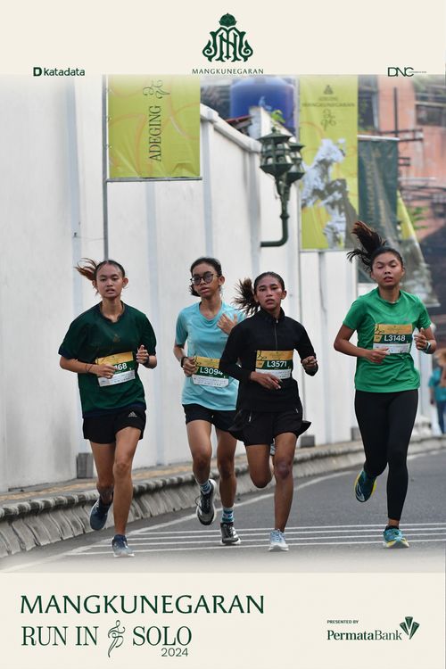 Race photo from Mangkunegaran Run 2024