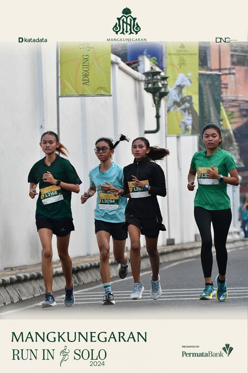 Race photo from Mangkunegaran Run 2024