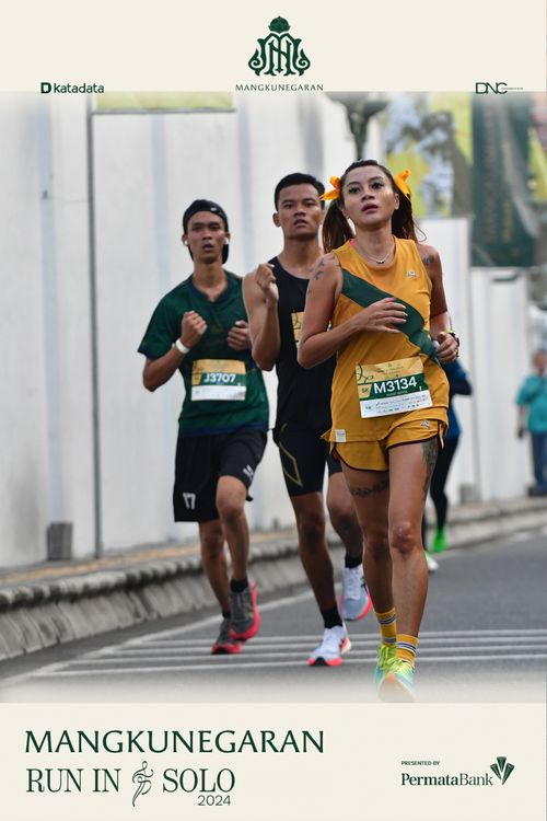 Race photo from Mangkunegaran Run 2024