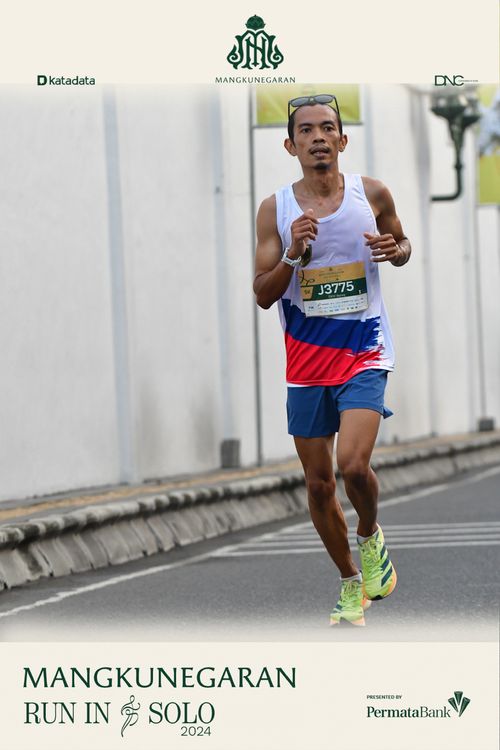 Race photo from Mangkunegaran Run 2024