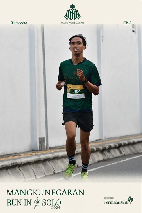 Race photo from Mangkunegaran Run 2024