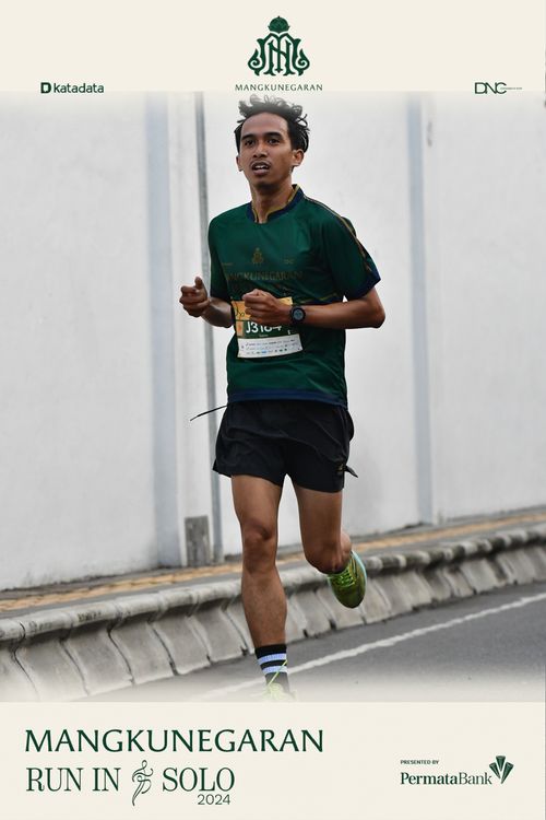 Race photo from Mangkunegaran Run 2024