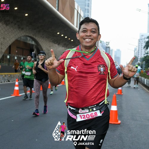 Race photo from SMARTFREN RUN 2026
