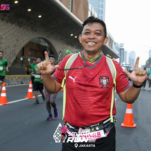 Race photo from SMARTFREN RUN 2026