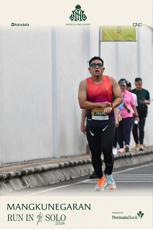 Race photo from Mangkunegaran Run 2024