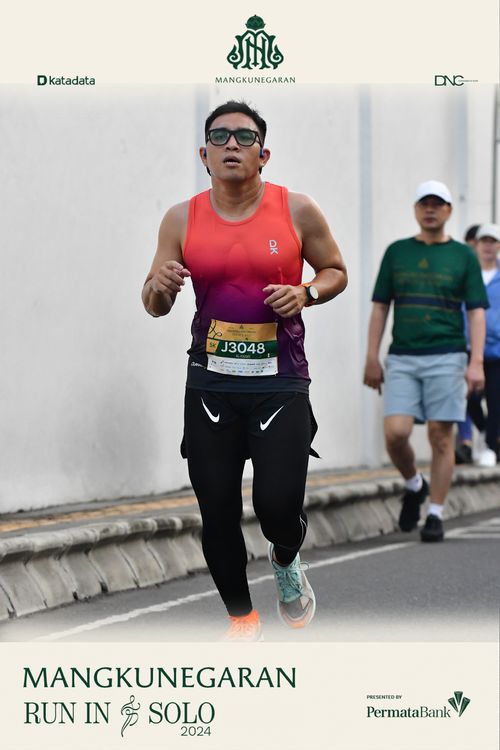 Race photo from Mangkunegaran Run 2024