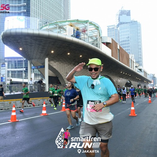 Race photo from SMARTFREN RUN 2026