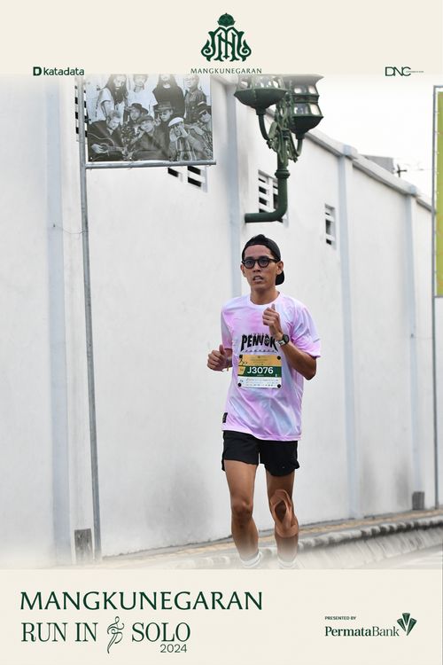 Race photo from Mangkunegaran Run 2024
