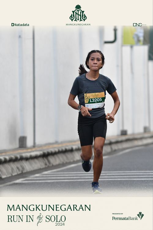 Race photo from Mangkunegaran Run 2024