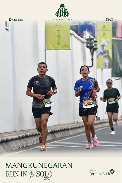 Race photo from Mangkunegaran Run 2024