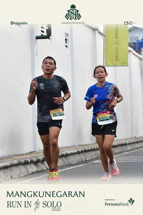 Race photo from Mangkunegaran Run 2024