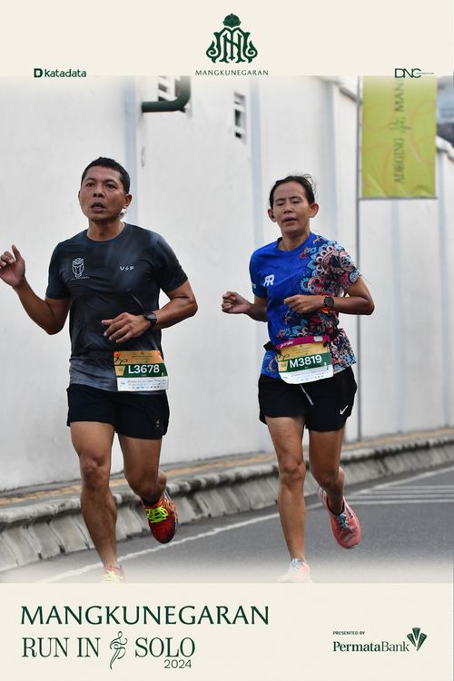 Race photo from Mangkunegaran Run 2024