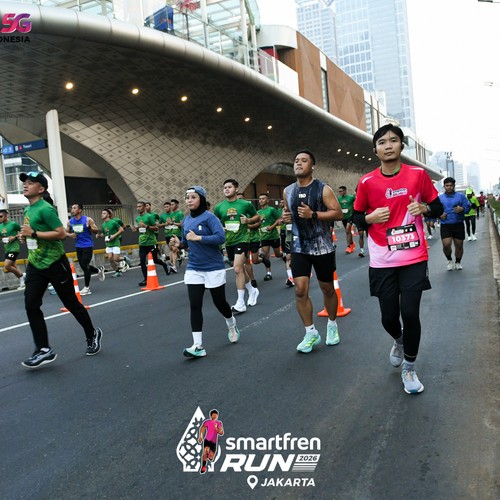 Race photo from SMARTFREN RUN 2026